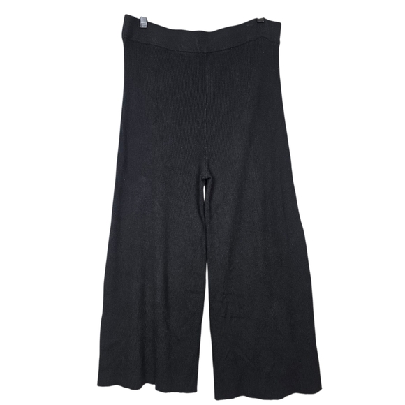 Abercrombie & Fitch Pants - Abercrombie and fitch Ribbed knit  wideleg cropped pants